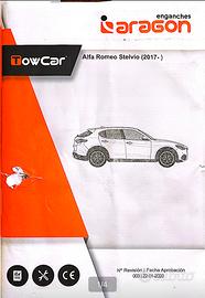 Gancio traino Per Alfa Romeo Stelvio