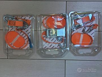 Cinghia di Ancoraggio  x 3 a Cricchetto 30mm x 4.7