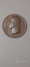 Medaglia in bronzo F. DUX autore Mistruzzi Aurelio