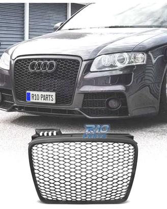 GRIGLIA AUDI A4 B7 04-07 LOOK RS NERO OPACO