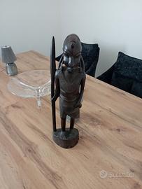 Scultura in legno vintage 