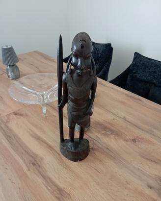 Scultura in legno vintage 