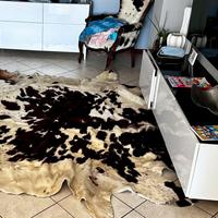 Tappeto vera pelle mucca