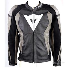 Giacca moto Dainese da uomo in pelle taglia 48