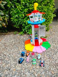 torre paw Patrol alta circa 80 cm con luci e suoni