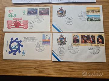 San Marino FDC anni 80