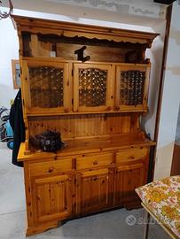 Credenza 3 ante con vetrina
