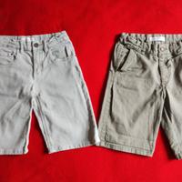 Due pantaloncini bambino 9 anni