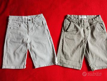 Due pantaloncini bambino 9 anni