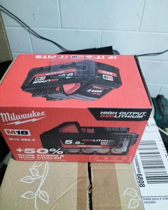 BATTERIE NUOVE MILWAUKEE 5.0 & 5.5