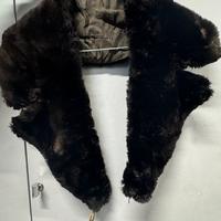 Collo pelliccia castorino unisex per cappotti