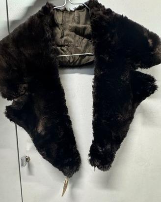 Collo pelliccia castorino unisex per cappotti