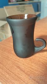 Tazzine da caffè vintage in vetro