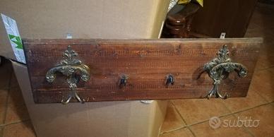 Appendi abiti e mensola shabby