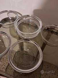 10 ciotole in plastica 