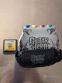 Guitar Hero Nintendo ds gioco + guitar