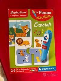 Sapientino penna interattiva cuccioli animali