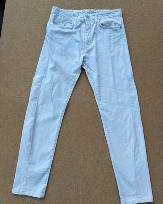Jeans uomo bianco panna Calvin Klein Jeans