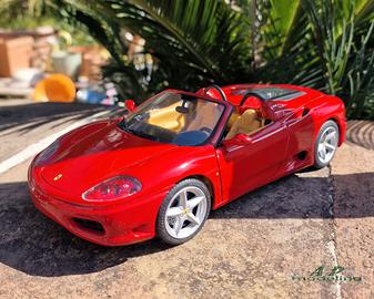 modellino auto scala 1/18 ferrari 360 spider