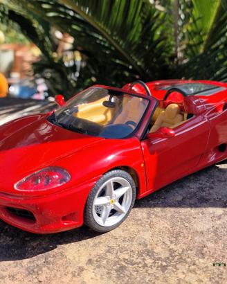 modellino auto scala 1/18 ferrari 360 spider