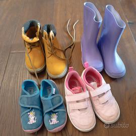 Lotto 3 scarpe 1 stivale 24 bambina puma Oviesse s