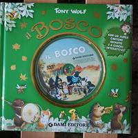 Tony Wolf Il bosco libro e CD con cartone animato 