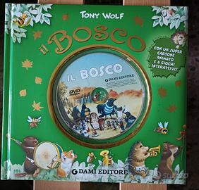 Tony Wolf Il bosco libro e CD con cartone animato 