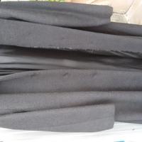 Cappotto sartoria nero lana alpaca