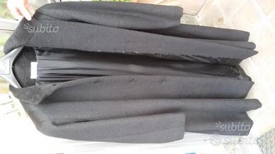 Cappotto sartoria nero lana alpaca