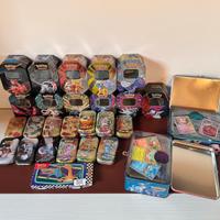 Lotto Tin e mini tin pokemon vuote