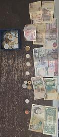 Monete e banconote varie