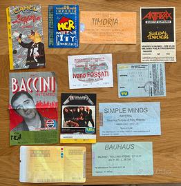Biglietti di concerti da collezione