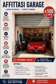 Garage / Box auto centrale a Porto Torres