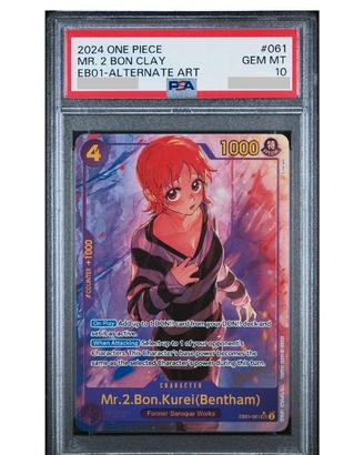 2024 ONE PIECE MR. 2 EB01-ALTERNATE ART PSA 10