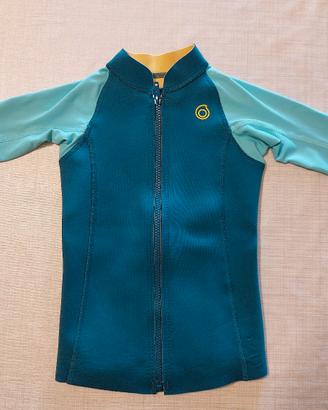 Maglia termica snorkeling bambino/a Decathlon