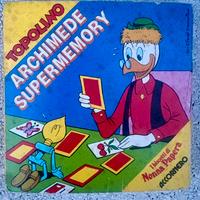 Archimede Supermemory gadget Disney  Carte 1984