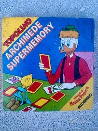 Archimede Supermemory gadget Disney  Carte 1984