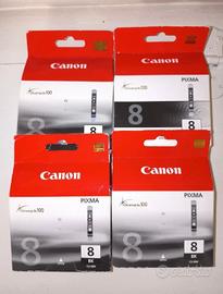 cartucce 4 cartucce nero - black originali CANON C