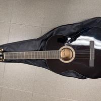 Chitarra Classica Nera + Custodia- Harley Benton