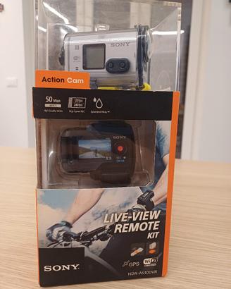 Action Cam Sony HDR-AS100VR, live-view remote kit