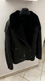 Giacca in montone stile aviator