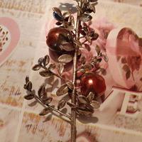 ramo naturale con bagno in argento