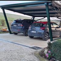 Tettoia carport antigrandine autoportante