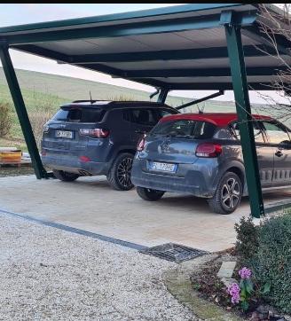 Tettoia carport antigrandine autoportante