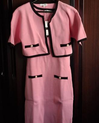 VESTITO ROSA DUE PEZZI