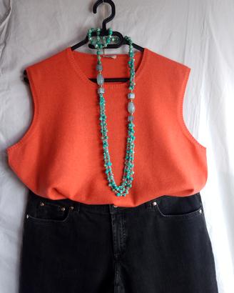 Blusa Gilet in Cashmere Roger Style 