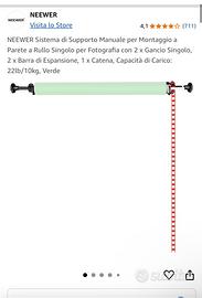 Sistema a muro per rullo foto