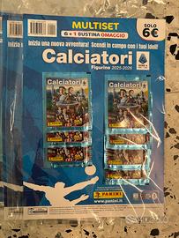 Calciatori Panini 25-26 lotto 15 blister 7 bustine