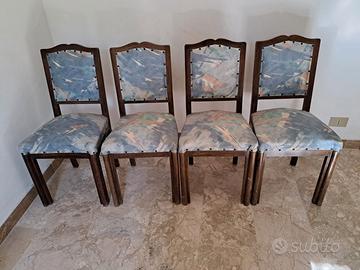 Set di 4 sedie antiche 