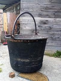 Pentolone calderone paiolo grande in rame